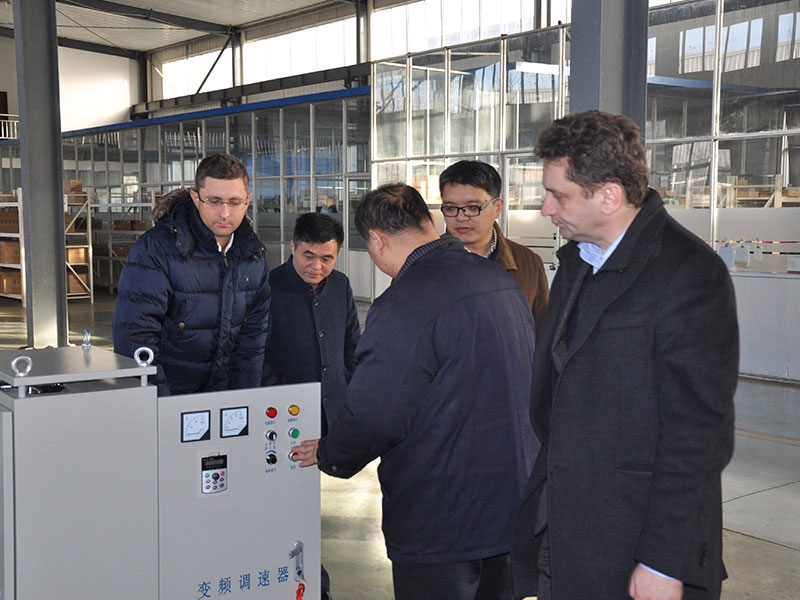 Photos of visiting Russian customers